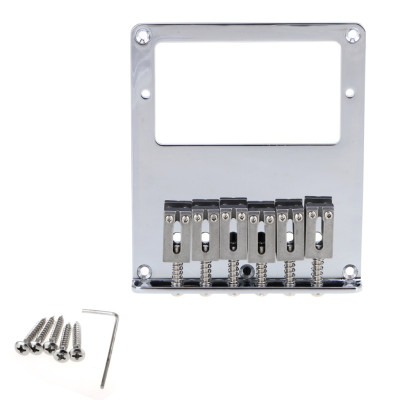 MX1893CR Бридж для электрогитары Telecaster, хром, Musiclily