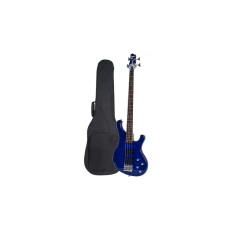 BULLFIGHTER DB-100 BL бас-гитара, 4 струны, цвет синий, чехол в комплекте
