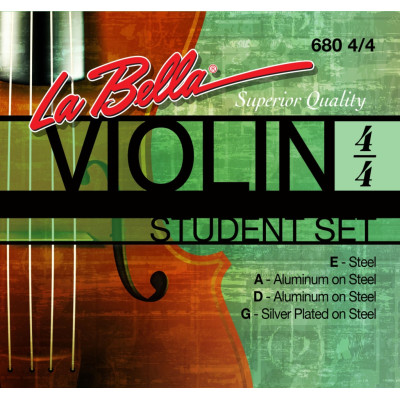 680 Комплект струн для скрипки размером 4/4, металл, La Bella