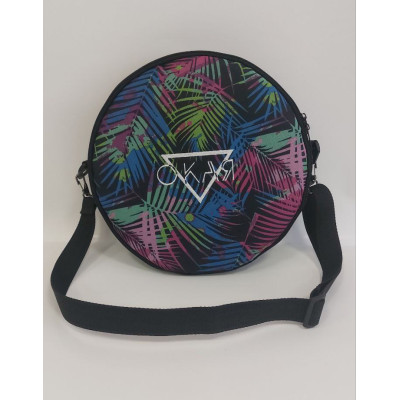 F-Kc-G Чехол для круглого мини-кахона, травянистый принт, ОКая