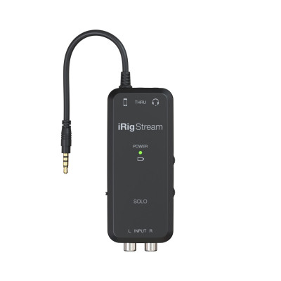 iRig-Stream-Solo Аудиоинтерфейс для стриминга, IK Multimedia