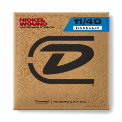 DMN1140 Комплект струн для мандолины, никелированные, Medium, 11-40, Dunlop