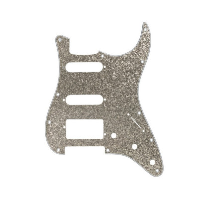 DPP-ST-SIS-HSS Защитная накладка электрогитары Stratocaster, HSS, серебро, D'Andrea