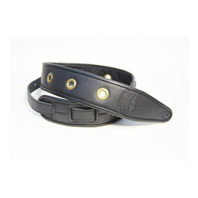 FL7000005CU Leather Custom Ремень для гитары, кожаный, черный, Fidel