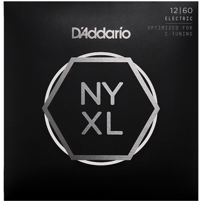 NYXL1260 NYXL Комплект струн для электрогитары, Extra Heavy, 12-60, D'Addario