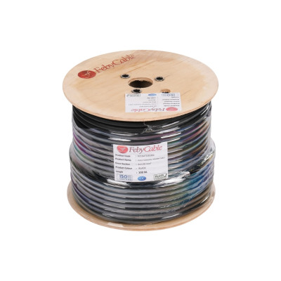 FC425BK-100 Кабель акустический, черный, 100м, Feby Cable