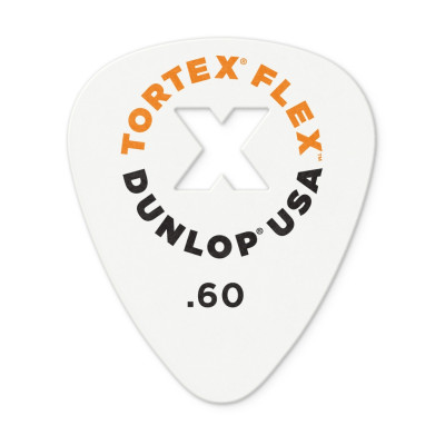 428XP.60 Tortex Flex X Медиаторы, 12шт, толщина 0,60мм, Dunlop