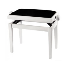 GEWA Deluxe White Matt Black Cover банкетка фортепианная