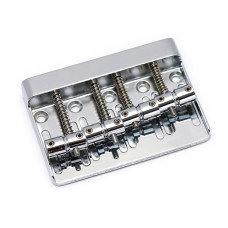 BB-19-CR Бридж (струнодержатель) бас-гитары, хром, Metallor