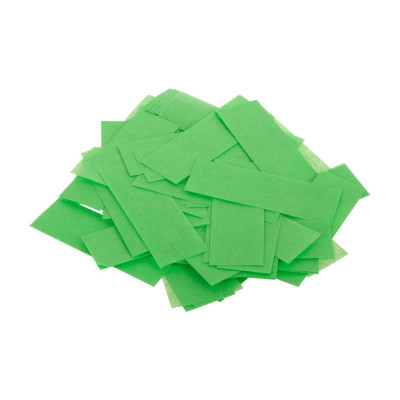 FTPCLG Конфетти из специализированной бумаги (тишью) 17х55мм, светло-зелёный, упаковка 1 кг, LFocus