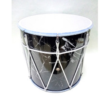 MZ-B12mbk Барабан кавказский 12", цвет черный мрамор, с чехлом, MEZZO