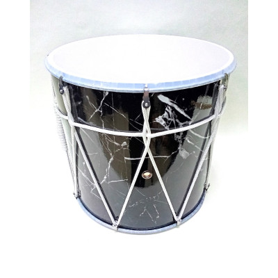MZ-B12mbk Барабан кавказский 12", цвет черный мрамор, с чехлом, MEZZO