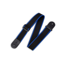 M8POLY-BKB Classics Series Ремень для гитары, полипропилен, черный/синий, Levy's