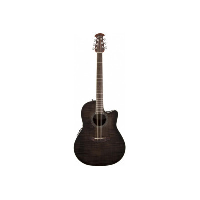 Ovation CS24P-TBBY Celebrity Standard Plus Mid Cutaway Trans Black Flame Maple гитара электроакустическая с вырезом
