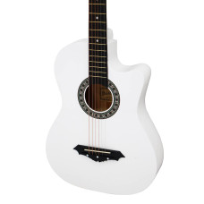 Stairtone A-38C WH Гитара акустическая цвет белый (коробка 10шт)