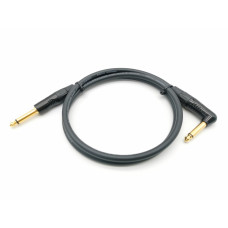 G32-JR-J-0100-0 Акустический кабель 6.3мм, 1м, угловой, ZZcable