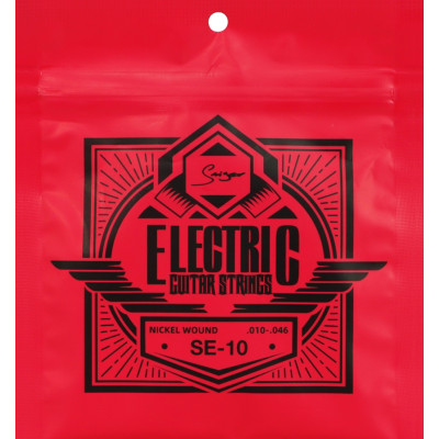 SE-10 Комплект струн для электрогитары, никелированные, 10-46, Smiger