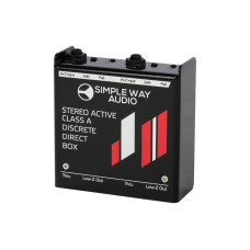 J2mini D.I. Box Дибокс, преобразователь сигнала для гитары, активный, стерео, Simpleway Audio