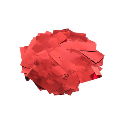 OMCR Конфетти металлизированное 20х50мм, красный, упаковка 1 кг, Foix