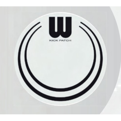 WSPD-BK Single Pedal Dot Nylon Наклейка на пластик бас-барабана, нейлон, Williams