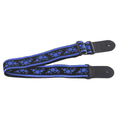 OVATION SIGNATURE NYLON MULTI-SOUNDHOLE гитарный ремень 50мм, 84-144см, кожаные концы, синий