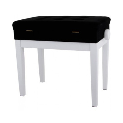 GEWA Piano bench Deluxe Compartment White matt банкетка для пианино