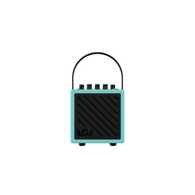 Bass-Mini-BL Комбоусилитель для бас-гитары, 30Вт, голубой, AGA