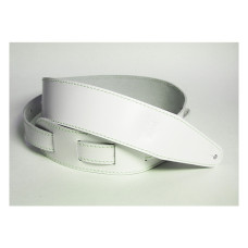 FL1110232LP Premier Ремень для гитары, кожаный, белый, Fidel