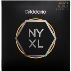 NYXL50105 NYXL Комплект струн для бас-гитары, Long Scale, Medium, 50-105, D'Addario  