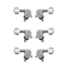 J-07-CR-3+3 Колки для гитары 3+3, хром, Metallor