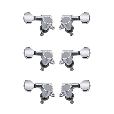 J-07-CR-3+3 Колки для гитары 3+3, хром, Metallor