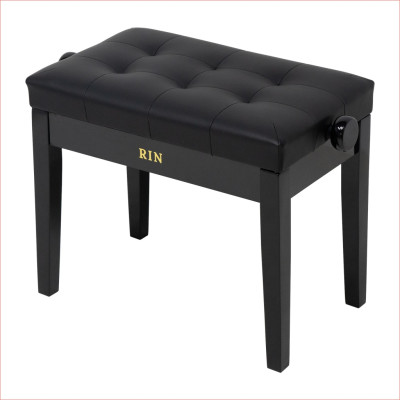LB-21BKG Банкетка, черная, искусственная кожа, Rin