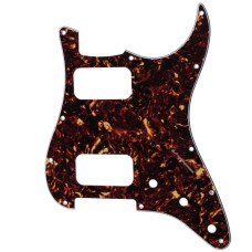MX2248DT Пикгард для электрогитары Fender Stratocaster HH, 4 сл, черепаший панцирь, Musiclily
