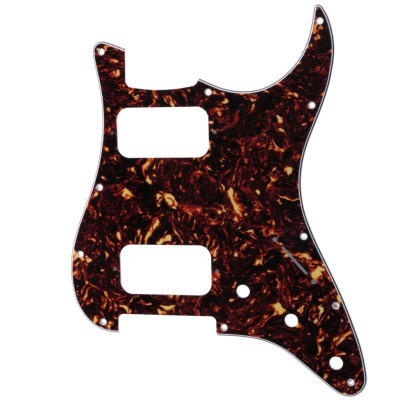 MX2248DT Пикгард для электрогитары Fender Stratocaster HH, 4 сл, черепаший панцирь, Musiclily