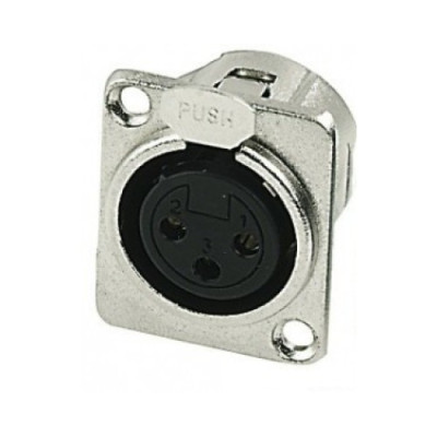 Hot Wire XLR(f) разъем XLR-female металлический