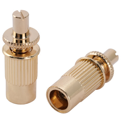 MX2209GD-2 Опоры бриджа Tune-O-Matic Nashville, 2шт, золото, Musiclily