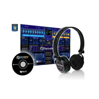 DJH555 USB DJ Headphones with Soundcard