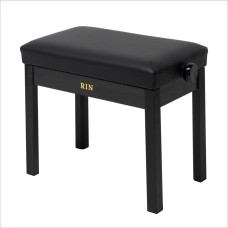 LB-11BKM Банкетка, черная матовая, искусственная кожа, Rin