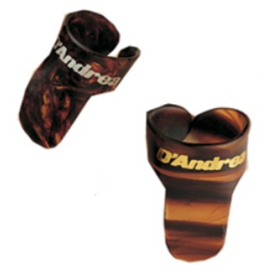 2012AF Коробка медиаторов на палец, 2 размера, 72 штуки,  D`Andrea