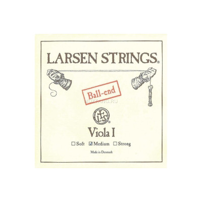 LARSEN Standard струны для альта, среднее натяжение, крепление струны А шарик
