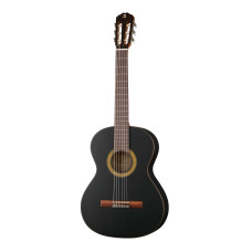 7.150 Классическая гитара 1C в футляре, черная матовая. Alhambra
