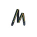 Dunlop BOB02 Marley Hacky Sack Black Cotton ремень гитарный Bob Marley Hackey Sack