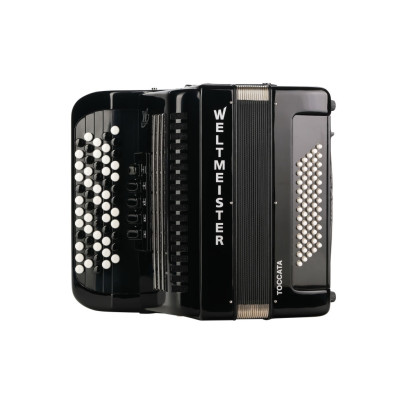 Toccata-60/60/III/5/1-BK Toccata Аккордеон кнопочный 60/60/III/5/1 черный, Weltmeister