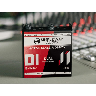 DUAL Дибокс, преобразователь сигнала для гитары, двухканальный, Simpleway Audio