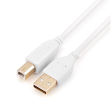00-00028931 Кабель USB A (m)-USB B (m) 1.8м ПВХ белый, GoPower