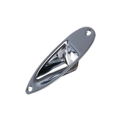 HJ001-CR Накладка выходного разъема гитары, хром, Paxphil