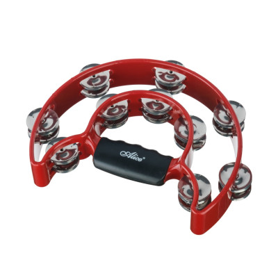 ATB002 Тамбурин "Двойной полукруг", 20 пар бубенцов, Alice