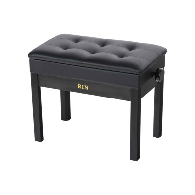 LB-31BKM Банкетка, черная, искусственная кожа, Rin