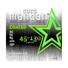Curt Mangan Nickel Wound Bass 5-String Coated Set 45-130