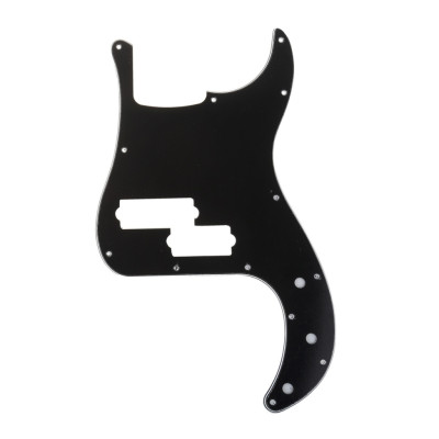 MX1396BK Пикгард для 5-струнной бас-гитары Precision Bass Mexico, 3 слоя, черная, Musiclily